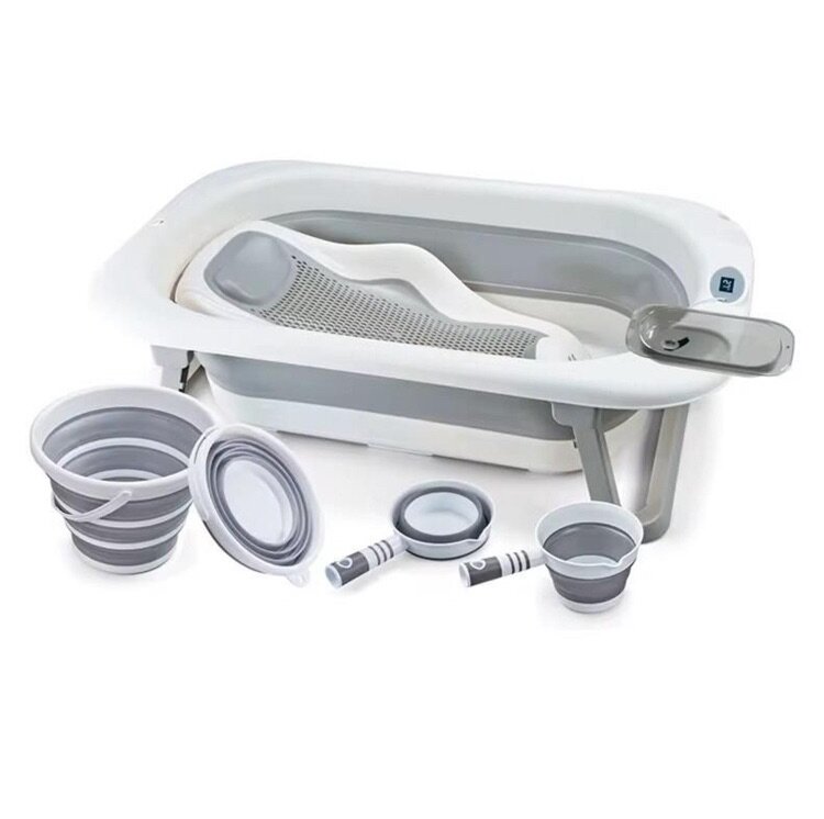 Baignoire bébé pliable avec accessoires