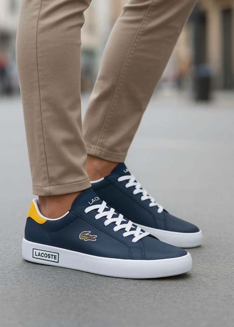 Baskets Lacoste Bleu Marine