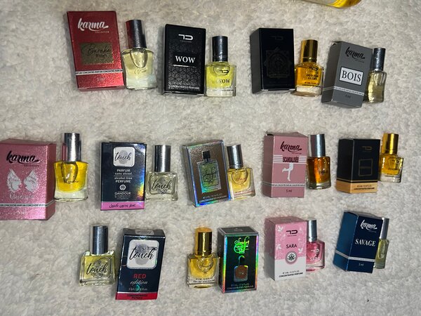 Mini collection de parfums