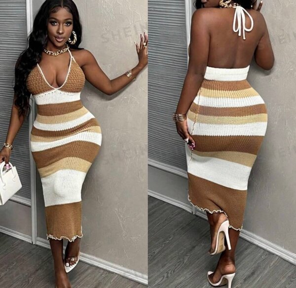 Robe crochet été maxi