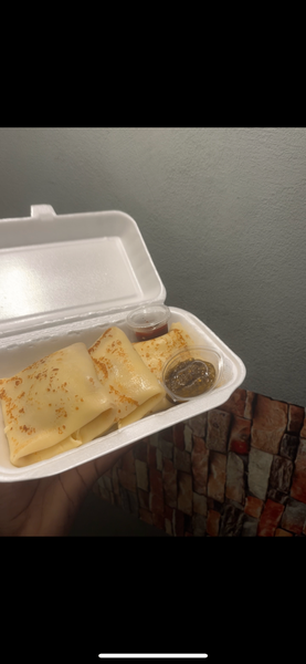 Crêpes poulet fromage