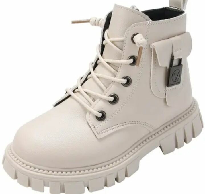 Bottes à lacets enfant tendance