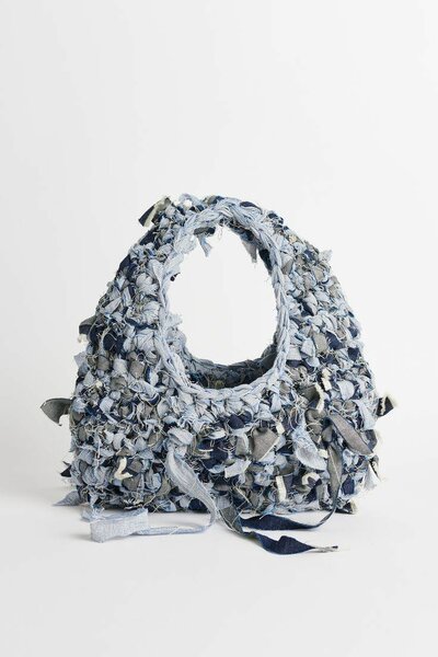 Sac à main en denim unique