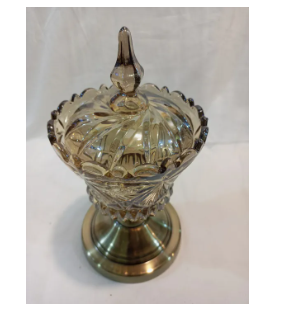 Glass Candy Decor Vase