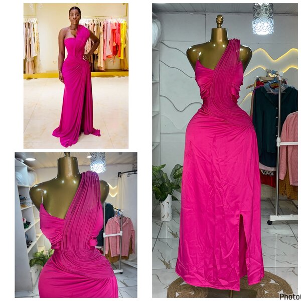 Robe Asymétrique Élégante Femme