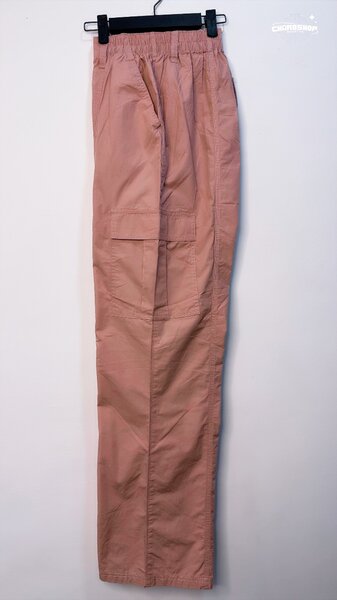 Pantalon cargo rose pour femme