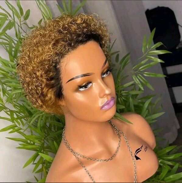 Perruque Bouclée Résistante à la Chaleur