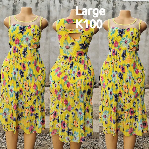 Beautiful and high-quality women's dress made of salaula silk