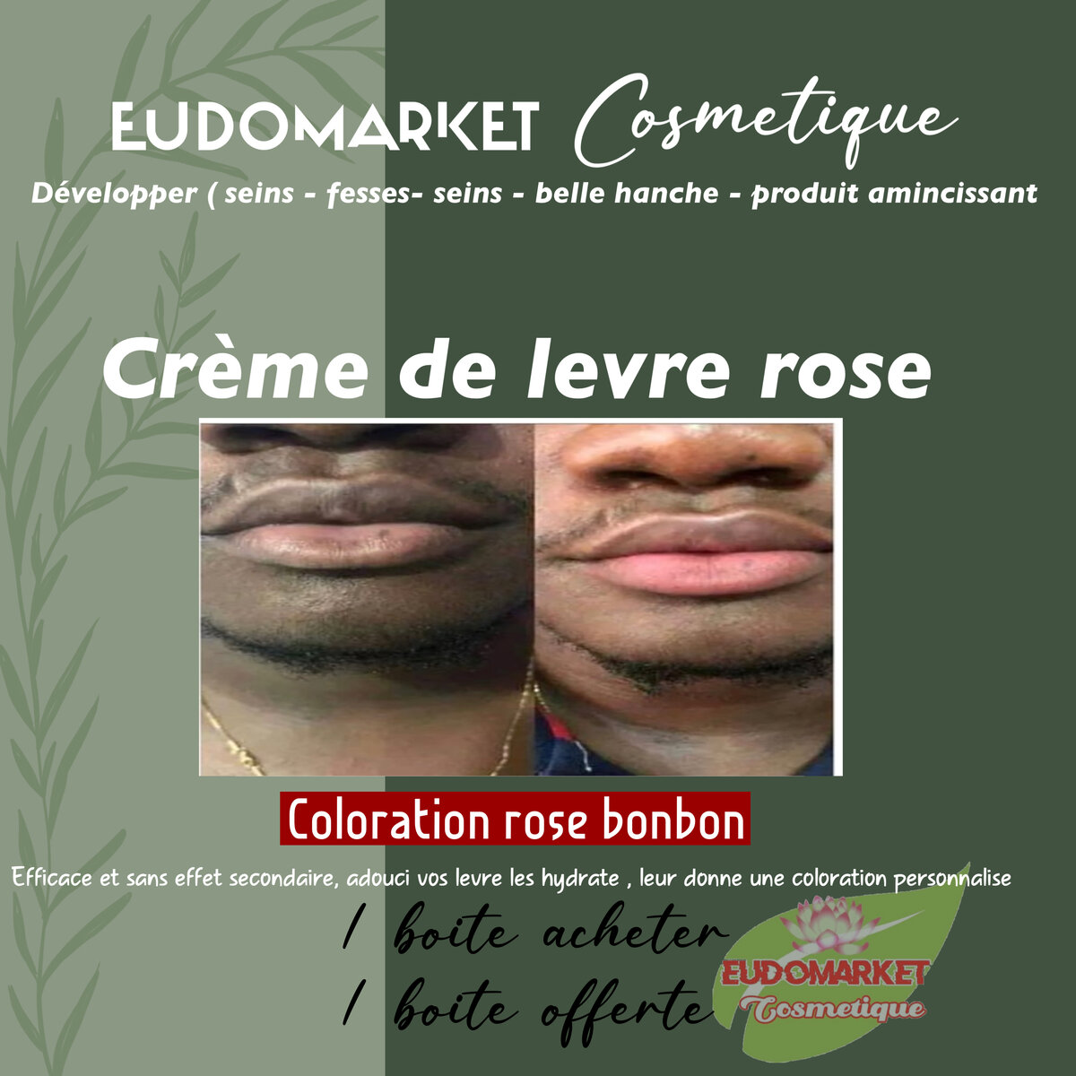 Crème Lèvres Rose Hydratante