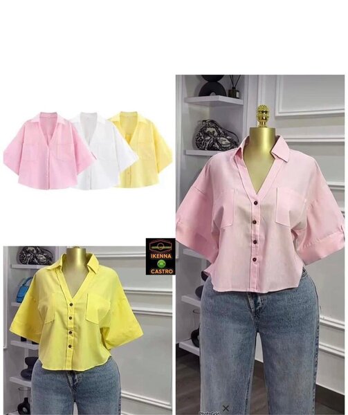 Chemise ample en coton pour femmes