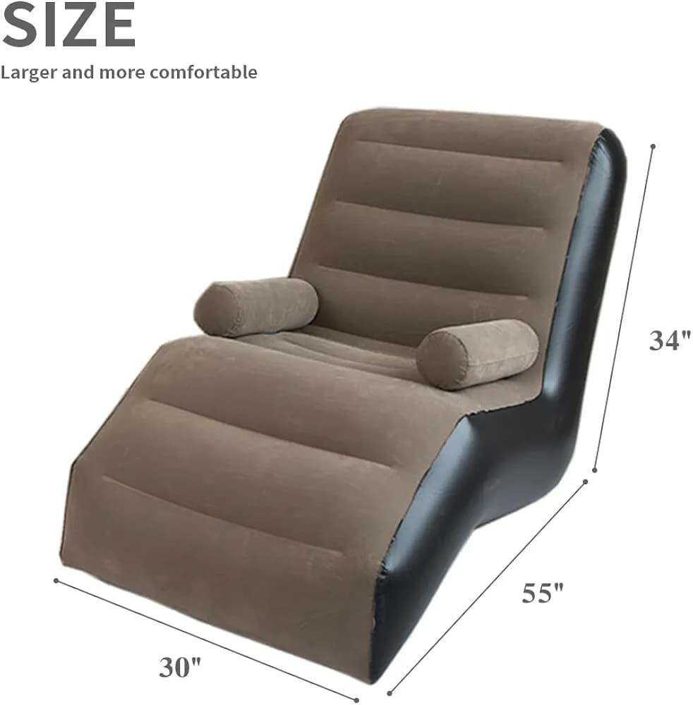 Canapé gonflable minimaliste pour adultes-confortable