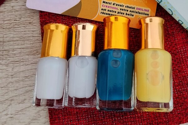 Musks jaune bleu et blanc 6ml