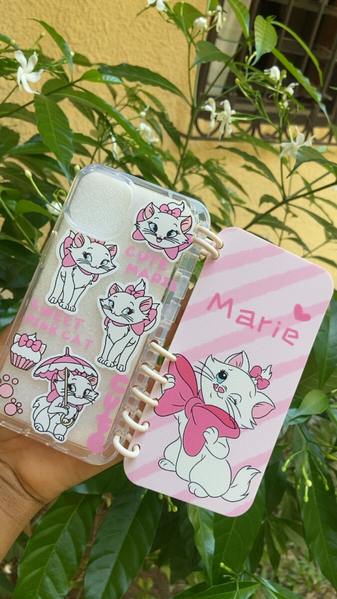 Étui à téléphone chat mignon