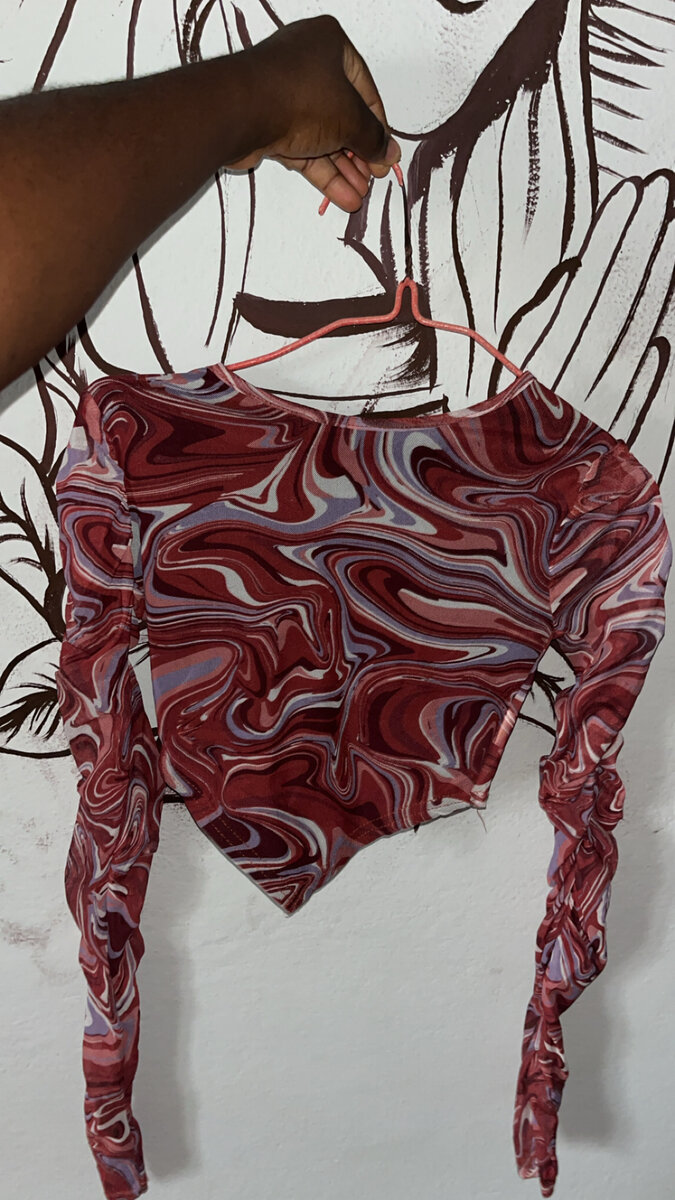 Top moderne imprimé