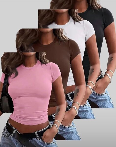T-shirts moulants tendance femme