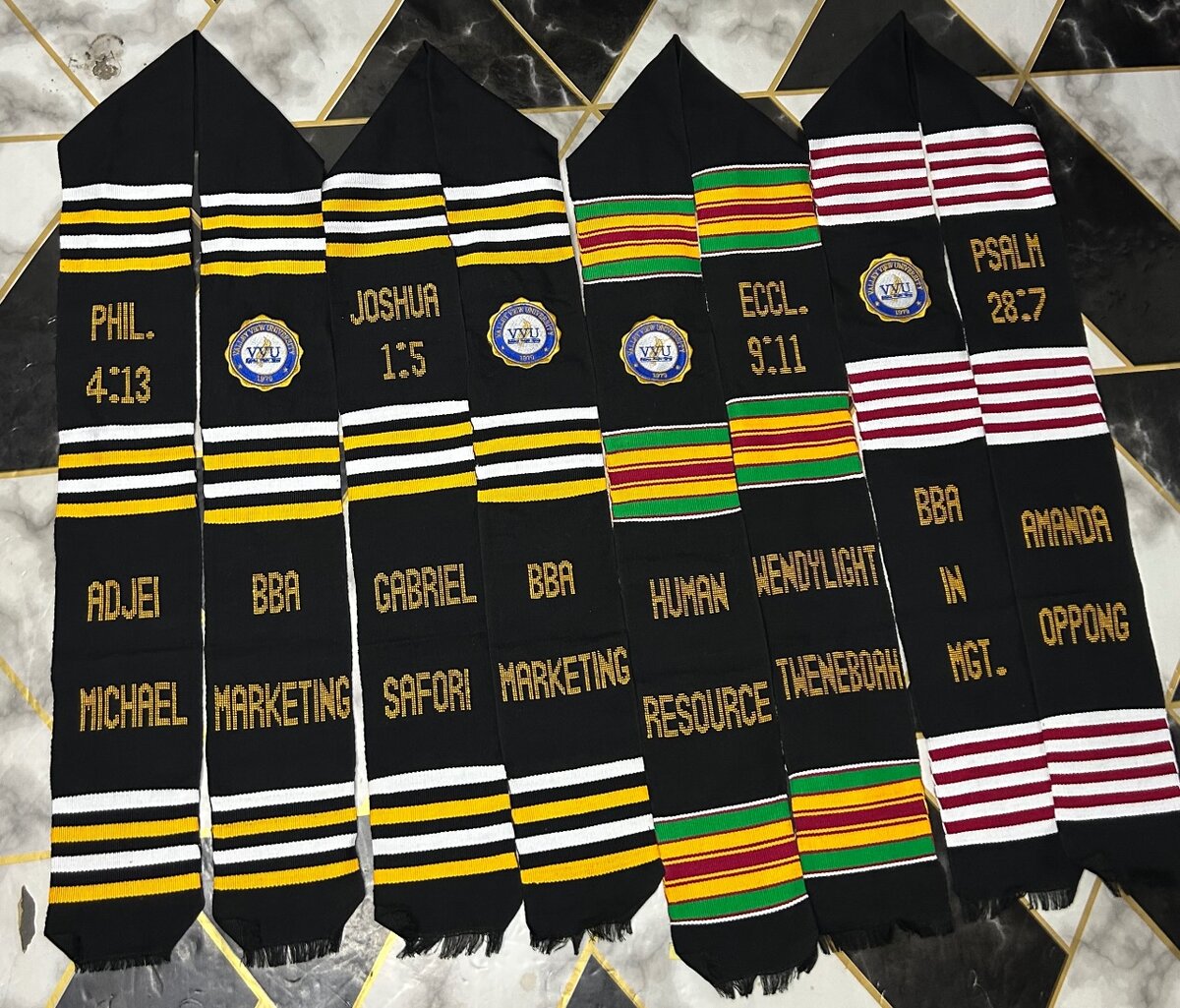 Customized Sashes/ Stoles