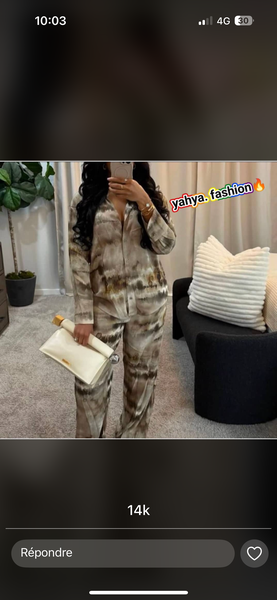 Ensemble Tie-Dye Élégant