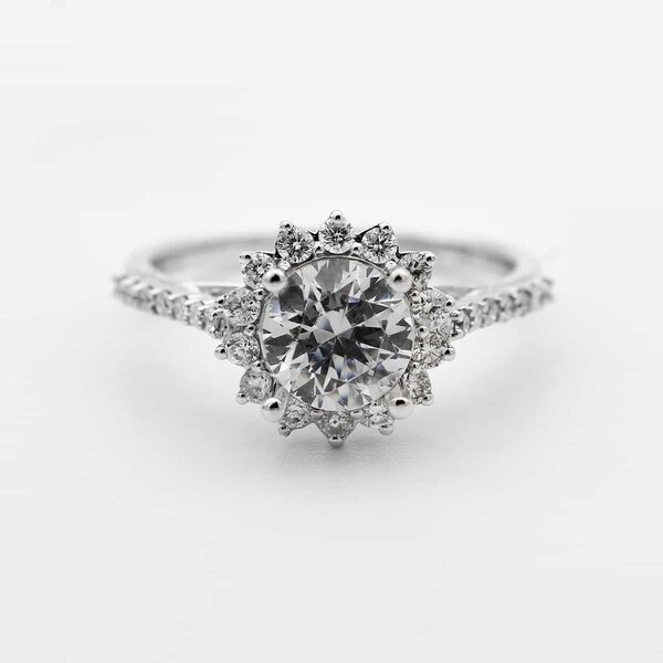 Fine Indian Sterling Emerald-cut Ring