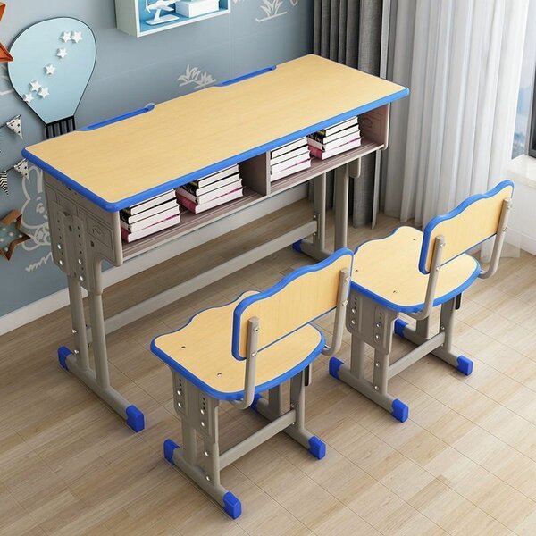 Bureau Enfant Réglable Double