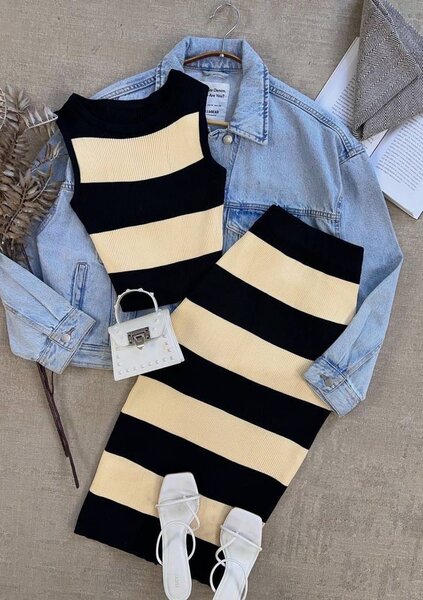 Ladies Dress with bags