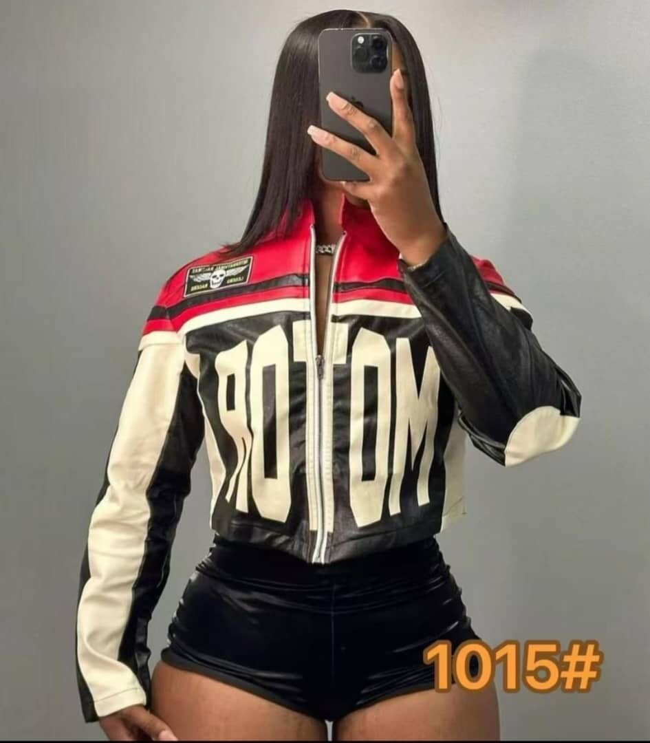 Blouson Moto Femme en Cuir