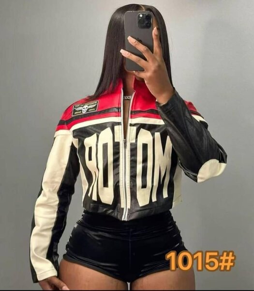 Blouson Moto Femme en Cuir