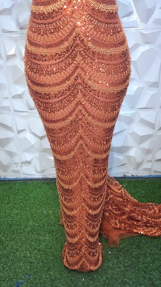 Robe sirène pailletée