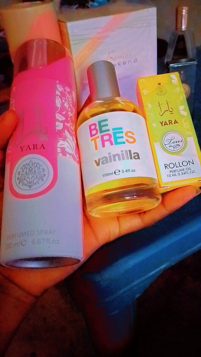 Combo of Yara body spray,betres vanilla and oil perfume