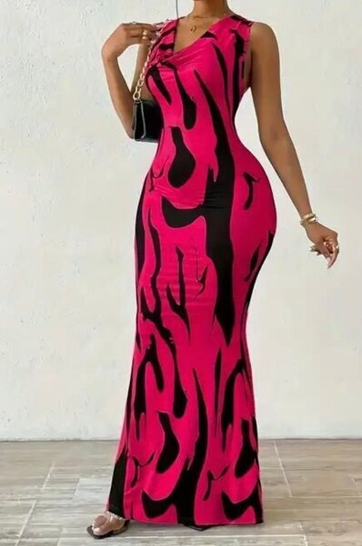 Robe rose