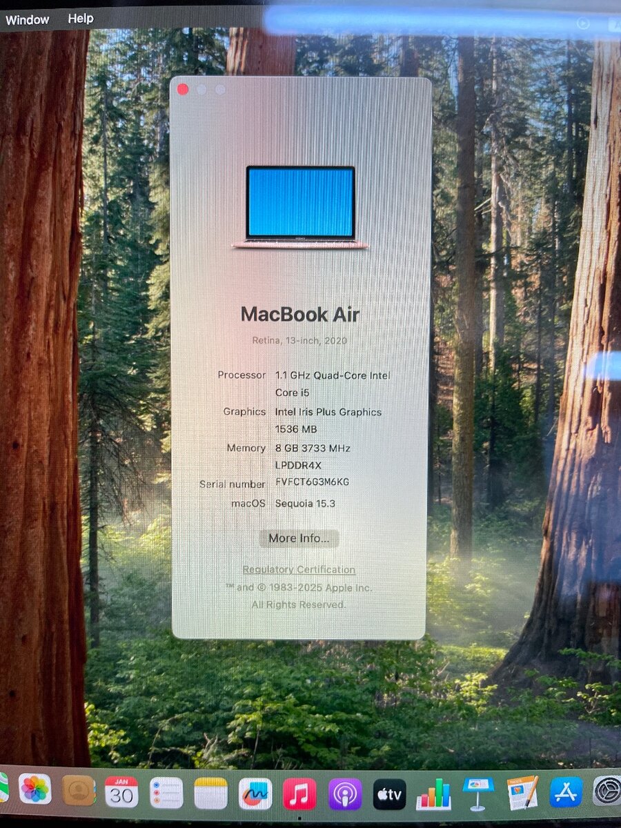 Macbook Air 2020 i5