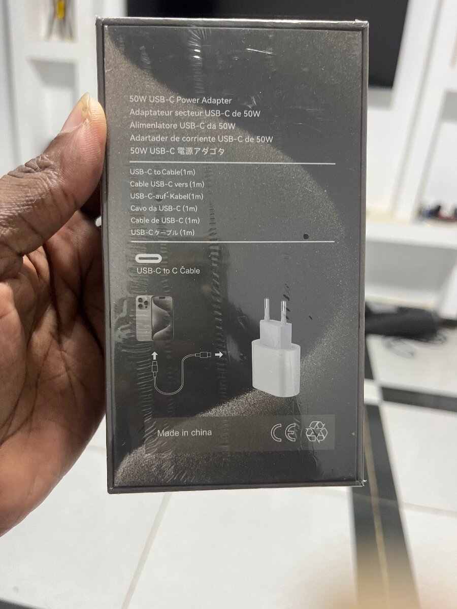Chargeur iPhone 15/16 rapide