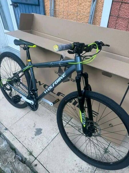 VTT Wolfbike noir et vert