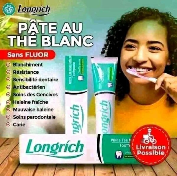 Dentifrice Thé Blanc Sans Fluor