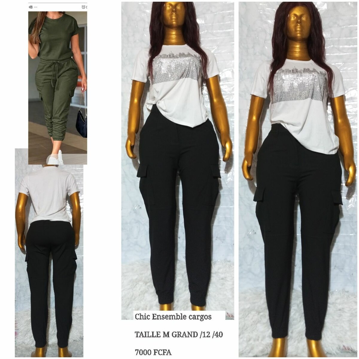 Ensemble Cargo Femme Chic