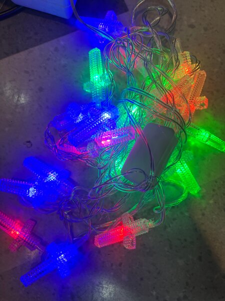 Guirlande LED multicolore