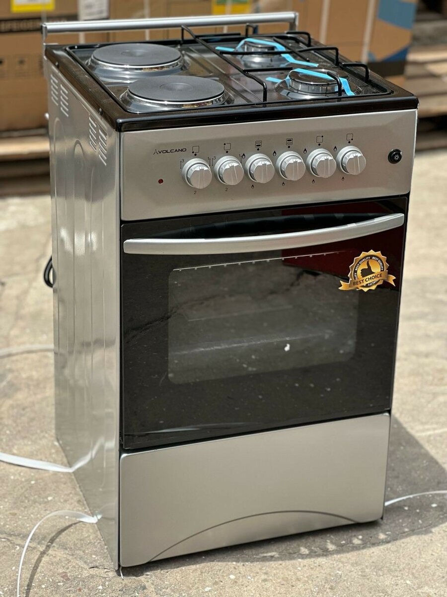 VOLCANO Electric and gas Cooker 2 Gas plus 2 Electric plates