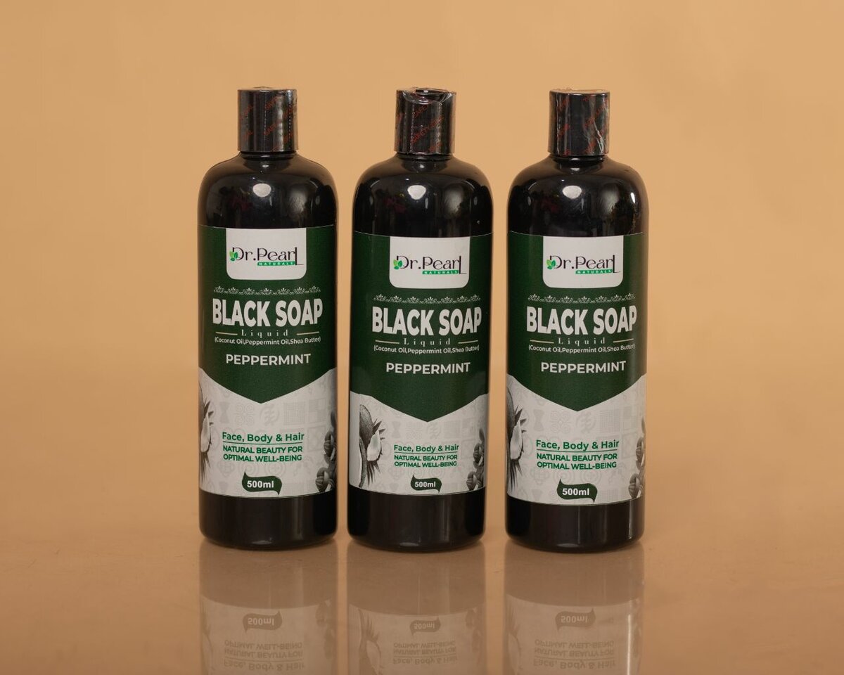 Peppermint Black Soap Bodywash