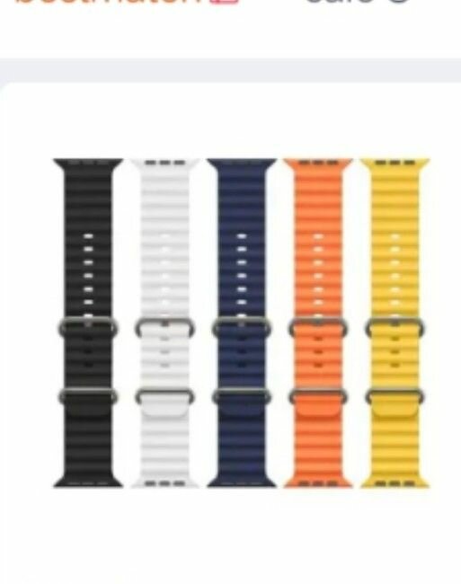 Watch strap only Orange Colour