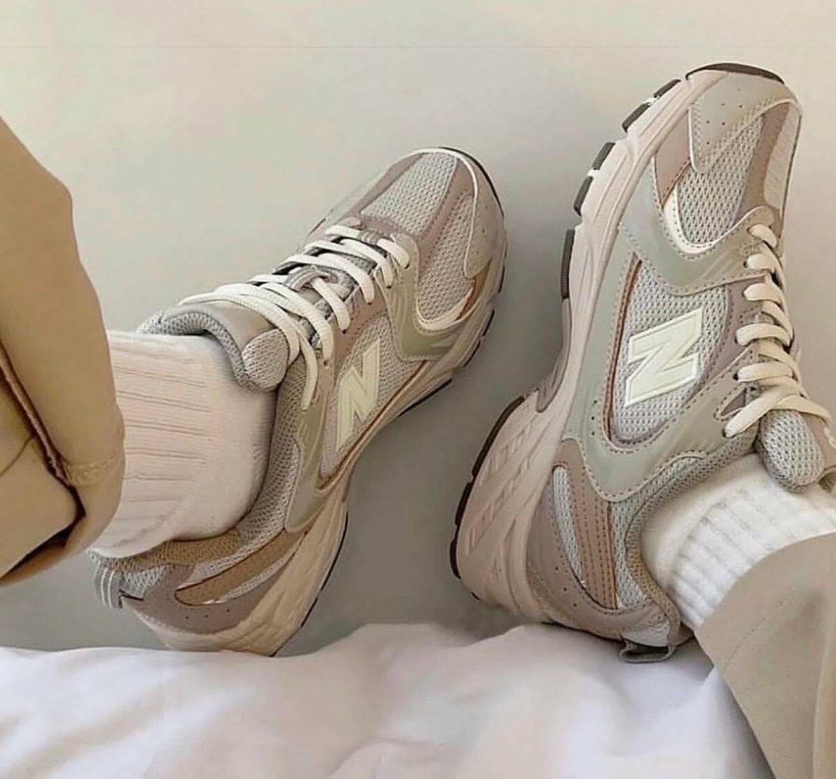 Baskets de course confortables