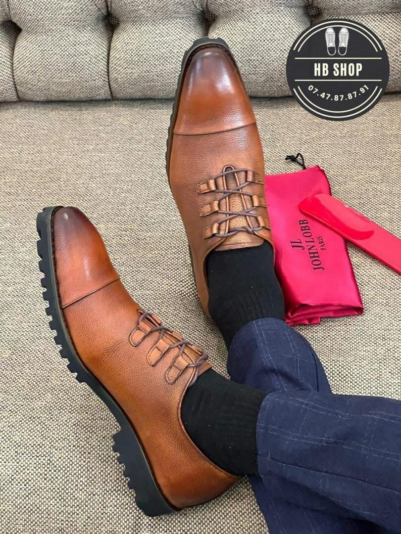 Chaussures habillées en cuir homme