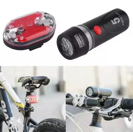 Lampe vélo LED avant et arrière