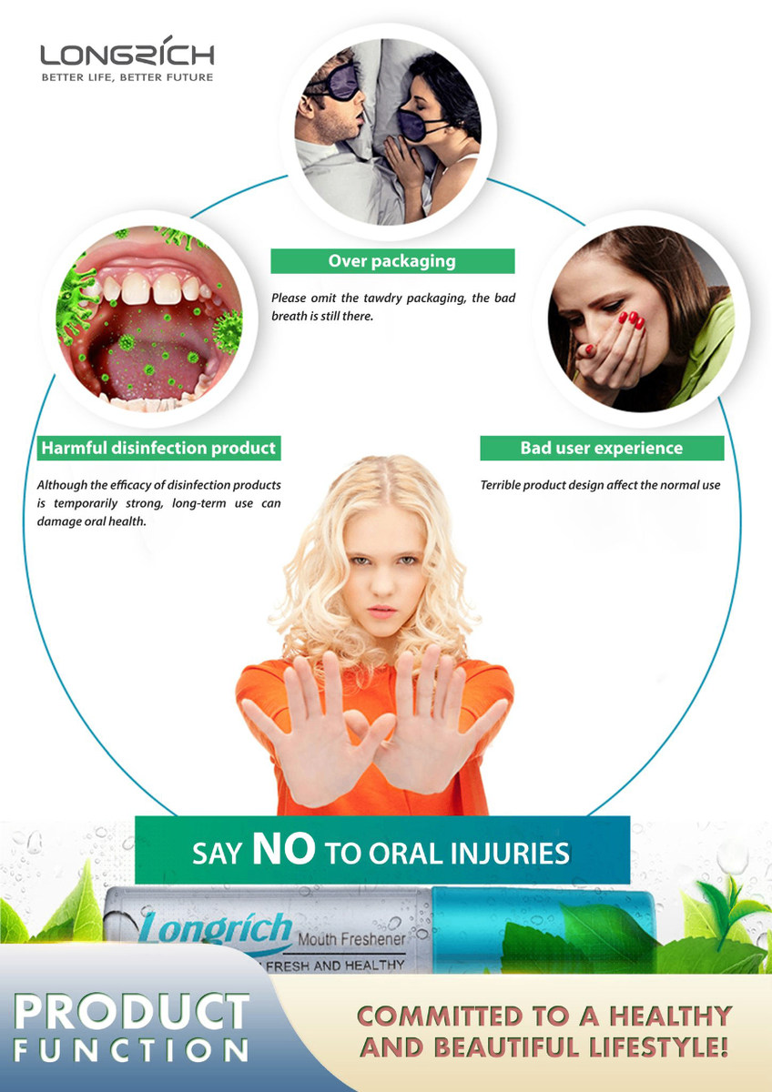 DITES ADIEU A LA MAUVAISE HALEINE AVEC LE SENTEUR DE BOUCHE