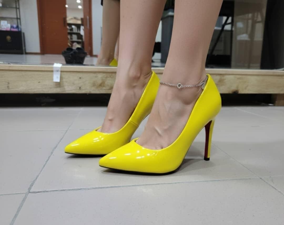 Escarpins élégants en cuir verni