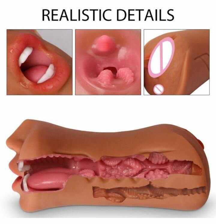 Masturbateur 3-en-1 Réaliste
