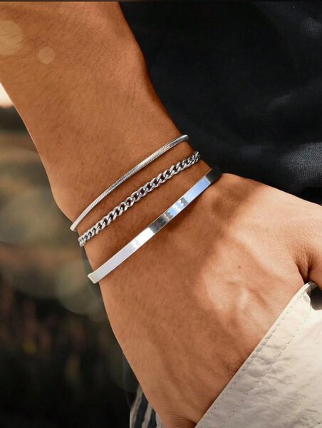 Bracelets en acier inoxydable