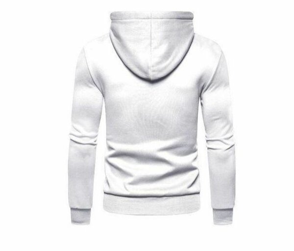 Sweat à capuche blanc homme