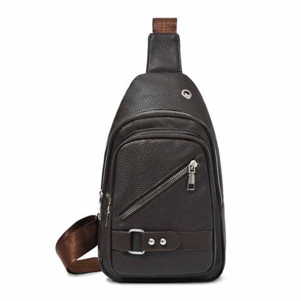 Sacoche bandoulière en cuir