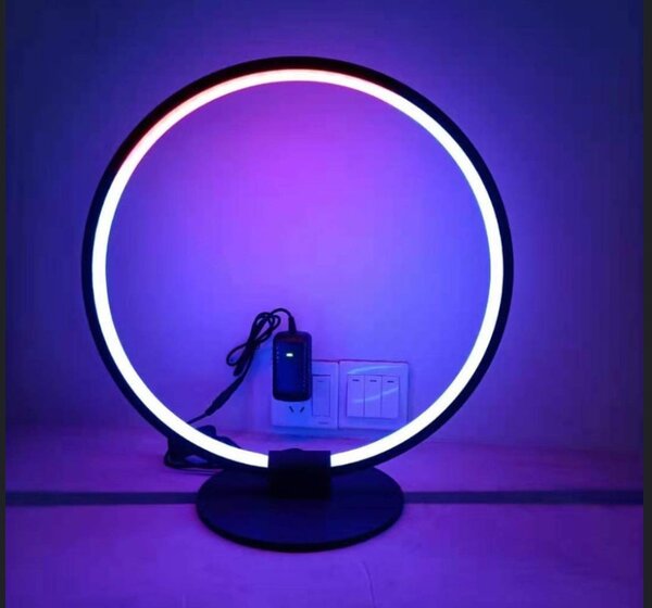 Lampe ronde a fantaisie