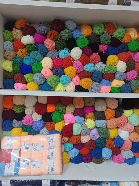 Laine colorée pour tricot