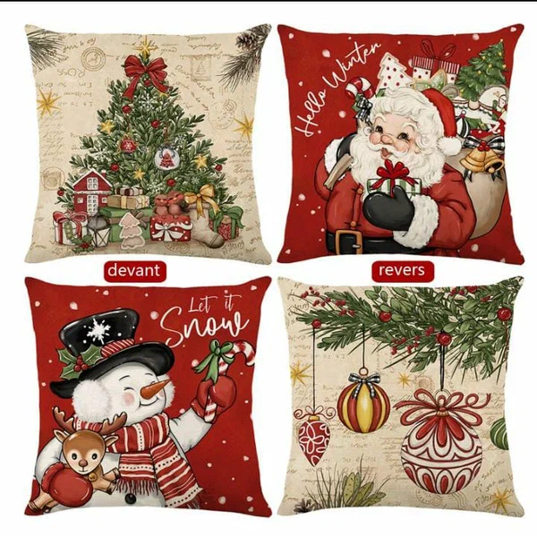 Coussins Noël décoratifs